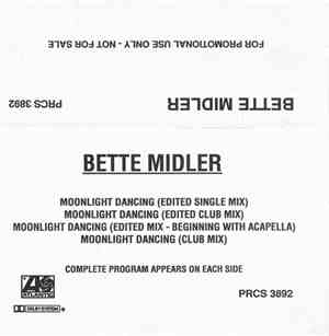Bette MIdler - Moonlight Dancing