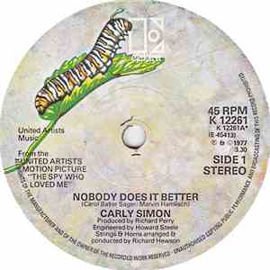 Carly Simon - Nobody Does It Better