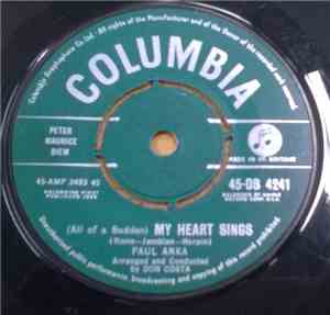 Paul Anka - (All Of A Sudden) My Heart Sings