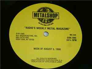Various - Metalshop - Radio's Weekly Metal Magazine (Week Of August 5, 1988)