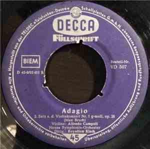 Alfredo Campoli - Adagio / La Campanella