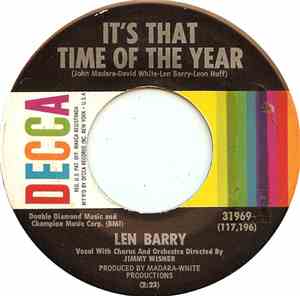 Len Barry - It's That Time Of The Year / Happily Ever After