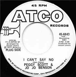 Peggy Scott & Jo Jo Benson - I Can't Say No / Loving Line