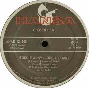 Chosen Few - Boogie Army (Boogie Down) / Sweet Nothings