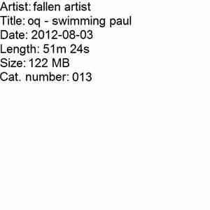 fallen artist - OQ - Swimming Paul