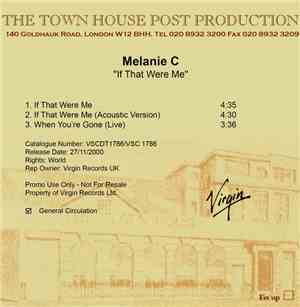 Melanie C - If That Were Me