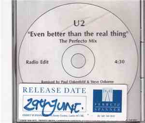 U2 - Even Better Than The Real Thing (The Perfecto Mix Radio Edit)