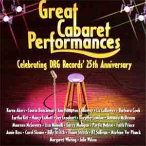 Various - Great Cabaret Performances: Celebrating DRG Records' 25th Anniversary