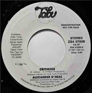 Alexander O'Neal - Criticize