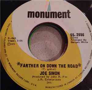 Joe Simon - Farther On Down The Road / Wonder Man