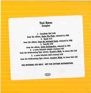 Tori Amos - Sampler