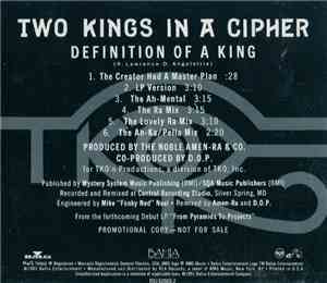 Two Kings In A Cipher - Definition Of A King
