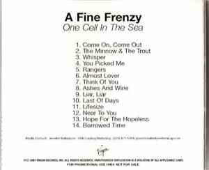 A Fine Frenzy - One Cell In The Sea