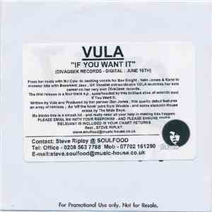 Vula - If U Want It