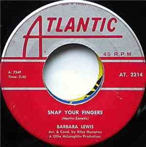 Barbara Lewis - Snap Your Fingers / Puppy Love