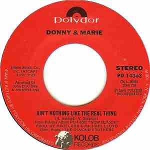 Donny & Marie - Ain't Nothing Like The Real Thing / Sing