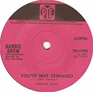 Sandie Shaw - You've Not Changed