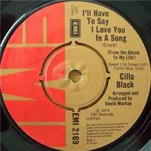 Cilla Black - I'll Have To Say I Love You In A Song