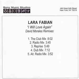 Lara Fabian - I Will Love Again (David Morales Remixes)