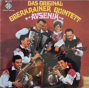 Slavko Avsenik Und Seine Original Oberkrainer - Das Original Oberkrainer Quintett Avsenik
