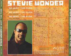 Stevie Wonder - So What The Fuss