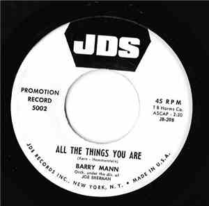Barry Mann - All The Things You Are