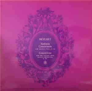 Mozart  /  Chamber Orchestra Of The Saar Radio Conducted By Karl Ristenpart - Sinfonia Concertante For Violin And Viola, K.364 / Concertone For Two Violins, Oboe, Cello And Orchestra, K.190