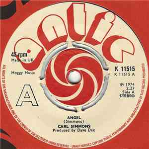 Carl Simmons  - Angel / Hold On Ruby