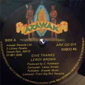 Leroy Brown  - Give Thanks / Stand Firm