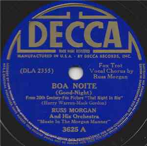 Russ Morgan And His Orchestra - Boa Noite