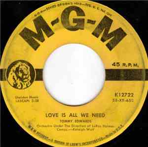 Tommy Edwards - Love Is All We Need / Mr. Music Man
