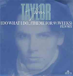 John Taylor - I Do What I Do