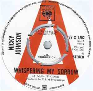Nicky Johnson  - Whispering My Sorrow