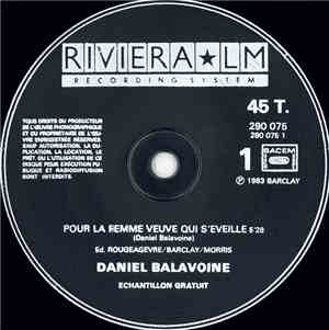 Balavoine - Pour La Femme Veuve Qui S'Éveille / Supporter