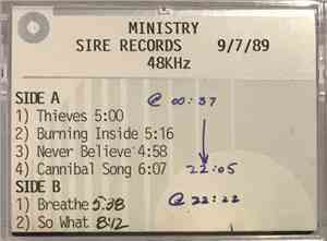 Ministry - The Mind Is A Terrible Thing To Taste