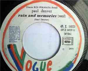 Paul Denver - Rain And Memories