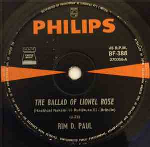 Rim D. Paul - The Ballad Of Lionel Rose
