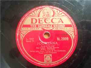 Bing Crosby With John Scott Trotter & His Orchestra - Poinciana / San Fernando Valley