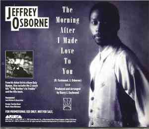 Jeffrey Osborne - The Morning After I Made Love To You