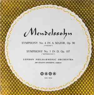 Mendelssohn - The Italian, The Reformation Symphonies