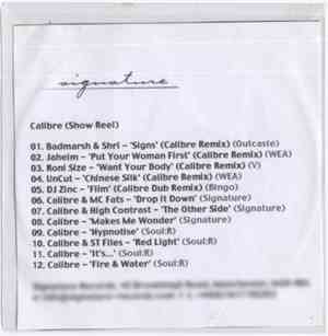 Calibre - Show Reel