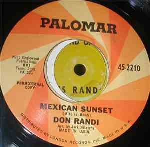 Don Randi - Mexican Sunset / Baby, You Don't Understand Nothing