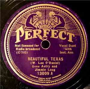 Gene Autry And Jimmie Long - Beautiful Texas / There's A Little Old Lady Waiting
