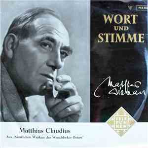 Mathias Wieman - Mathias Claudius - Aus 