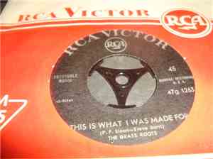 The Grass Roots -  This Is What I Was Made For / Only When You're Lonely