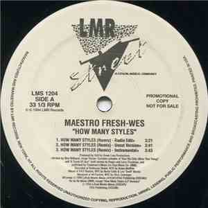 Maestro Fresh-Wes - How Many Styles
