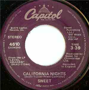 Sweet - California Nights