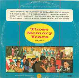 Various - Those Memory Years Volume 2