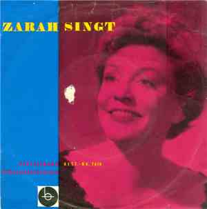 Zarah Leander - Zarah Singt