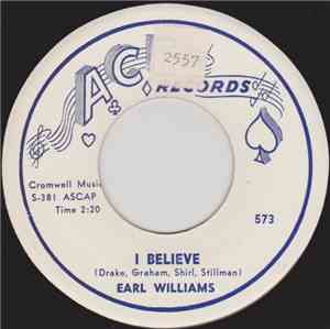 Earl Williams  - I Believe / Serious Thinking